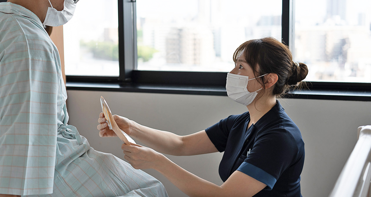 8階東病棟（泌尿器科、乳腺外科、婦人科、耳鼻咽喉科、感染症）の日常写真